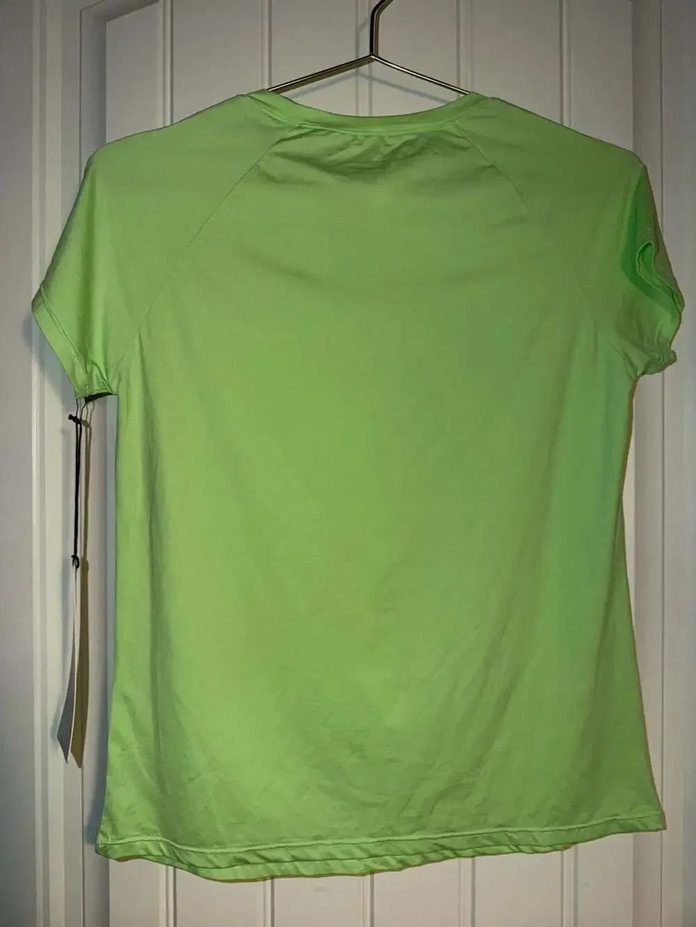 💚 NWT Alo Yoga Pulse Short Sleeve Tee – Neon Lime | Size Small